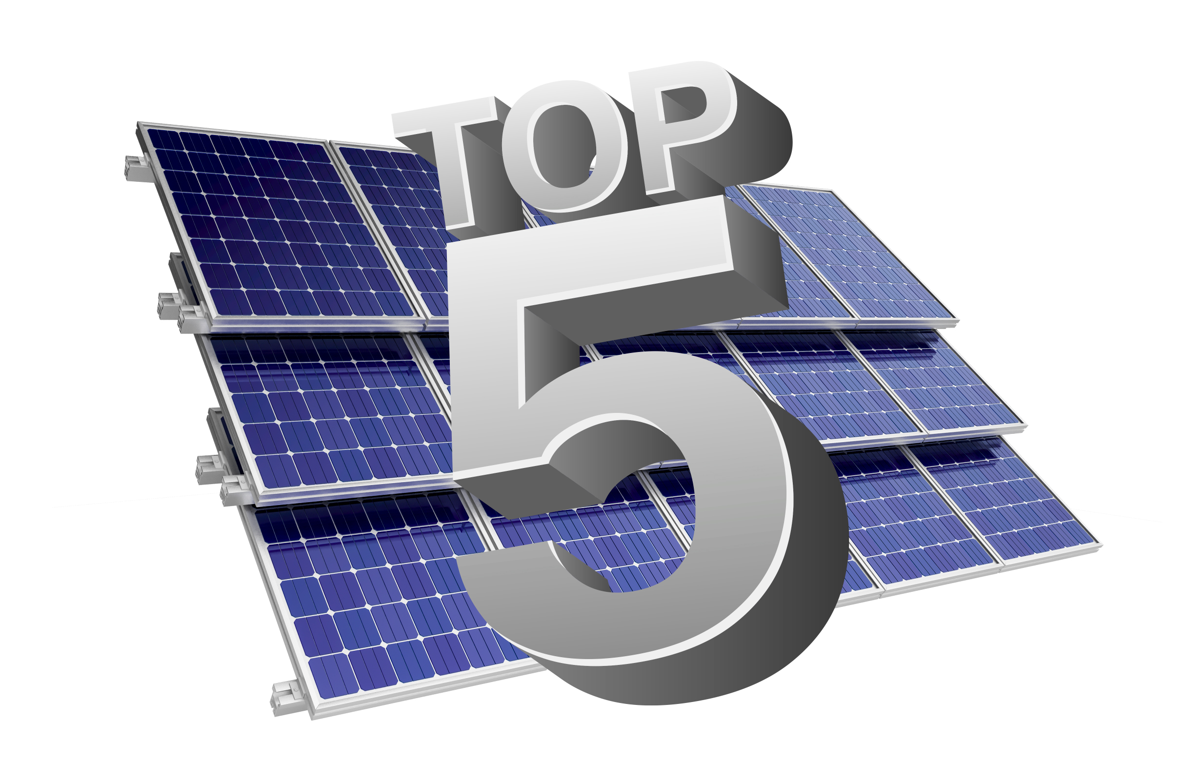 top 5 paneles solares