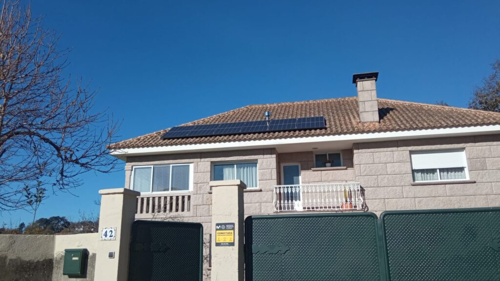 instalación de placas solares en Nigrán