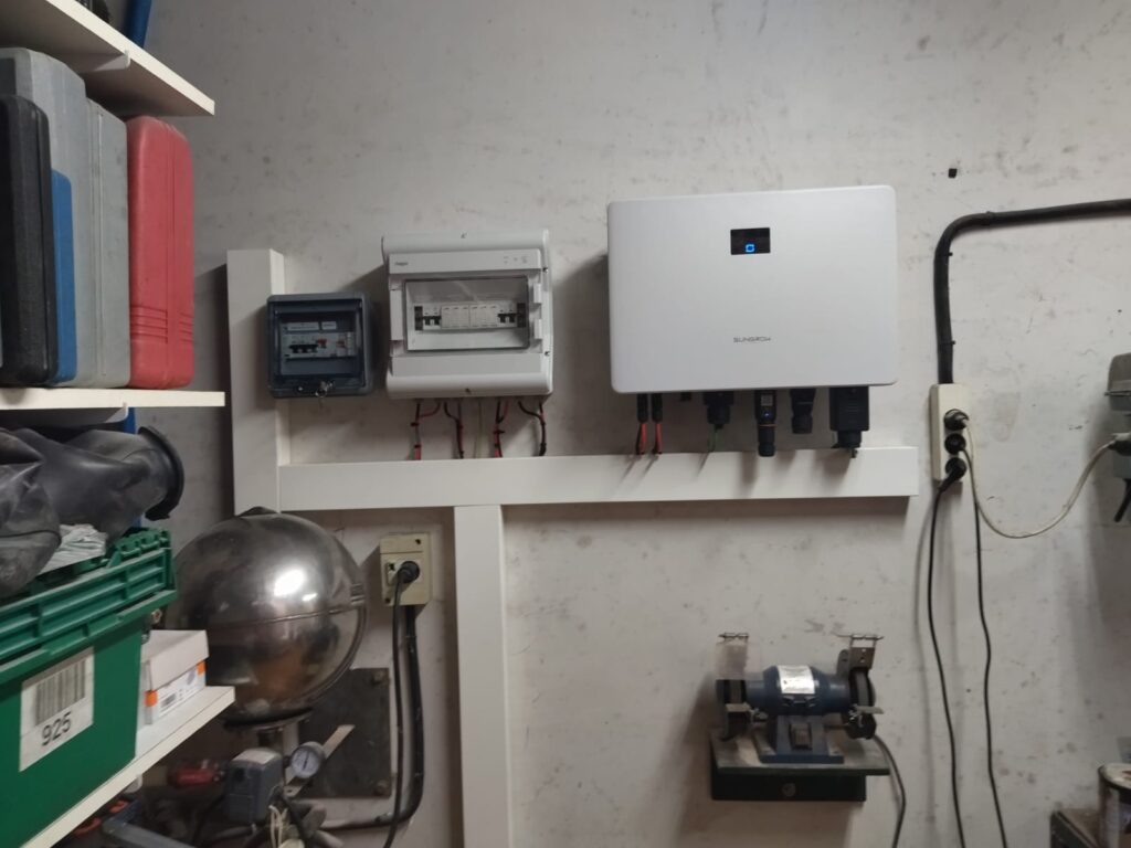 instalación solar en dorron sanxenxo