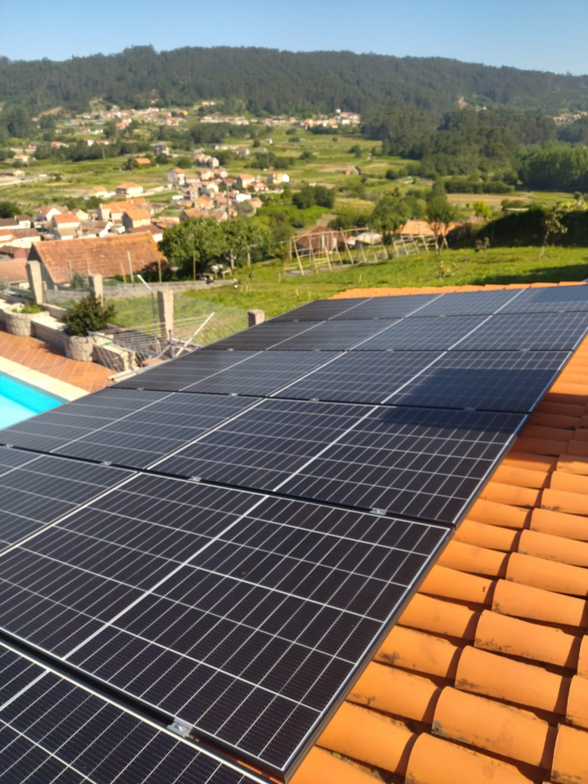 instalación solar en dorron sanxenxo