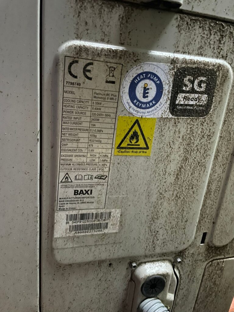 Instalación aerotermia