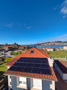 instalación fotovoltaica en Hio Cangas do morrazo