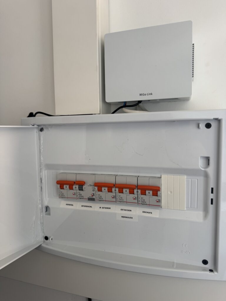 Cuadro eléctrico con protecciones específicas